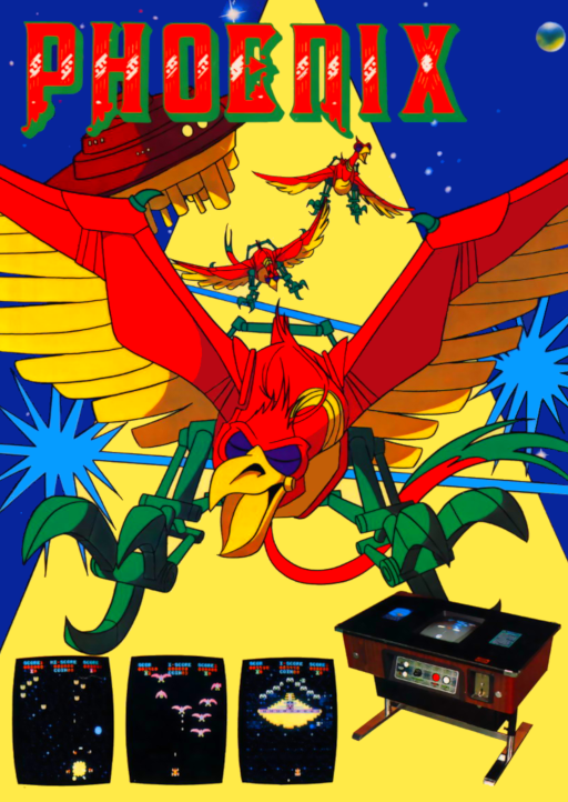 Phoenix (Amstar) Arcade Game Cover